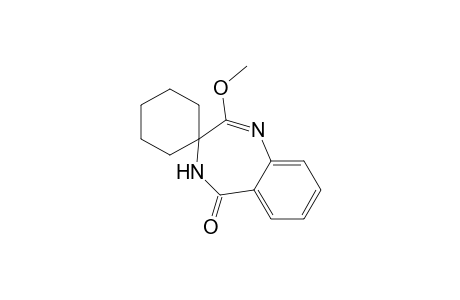 Spiro[3,4-dihydro-2-methoxy-1,4-benzodiazepin-5(5H)-one-3,1'-cyclohexane]