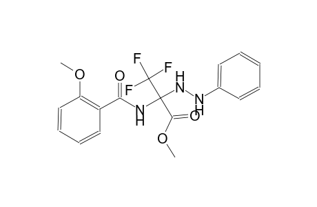 3,3,3-Trifluoro-2-(2-methoxy-benzoylamino)-2-(N'-phenyl-hydrazino)-propionic acid methyl ester