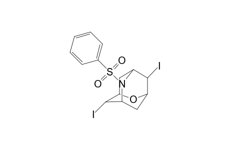 2-Oxa-6-azatricyclo[3.3.1.1(3,7)]decane, 4,8-diiodo-6-(phenylsulfonyl)-, (1.alpha.,3.beta.,4.beta.,5.alpha.,7.beta.,8.alpha.)-