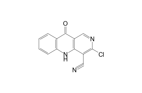 Benzo[b][1,6]naphthyridine-4-carbonitrile, 3-chloro-5,10-dihydro-10-oxo-