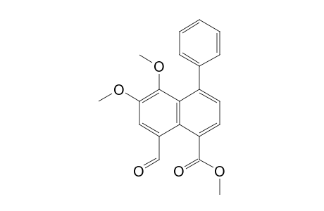 8-Formyl-5,6-dimethoxy-4-phenylnaphthalene-1-carboxylic acid methyl ester