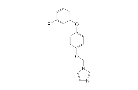 1H-Imidazole, 1-[[4-(3-fluorophenoxy)phenoxy]methyl]-