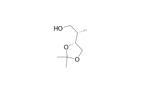 (2S)-2-[(4R)-2,2-dimethyl-1,3-dioxolan-4-yl]-1-propanol