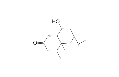 5H-Cyclopropa[a]naphthalen-5-one, 1,1a,2,3,6,7,7a,7b-octahydro-3-hydroxy-1,1,7,7a-tetramethyl-