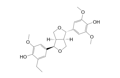 (1R,2S,5R,6R)-6-(3'-Ethyl-4'-hydroxy-5'-methoxyphenyl)-2-(4"-hydroxy-3",5"-dimethoxyphenyl)-3,7-dioxabicyclo[3.3.0]octane