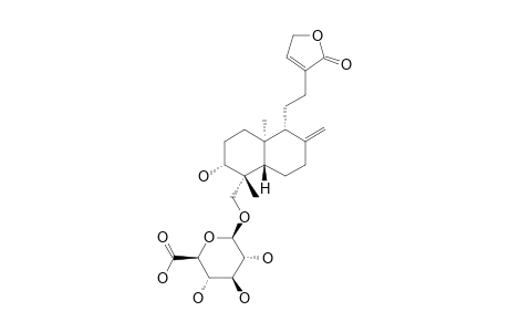 14-DEOXY-ANDROGRAPHOLIDE-19-O-BETA-D-GLUCURONIDE