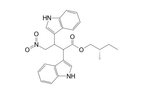 (-)-(S)-2-Methyl-1-butyl 2,3-bis(3-1H-indolyl)-4-nitrobutanoate