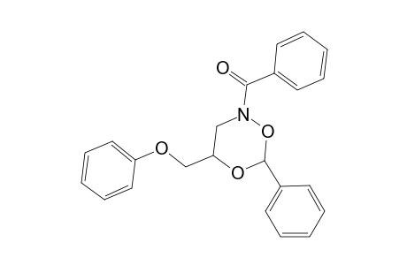 2-Benzoyl-4-(phenoxymethyl)-6-phenyl-1,5,2-dioxazinane