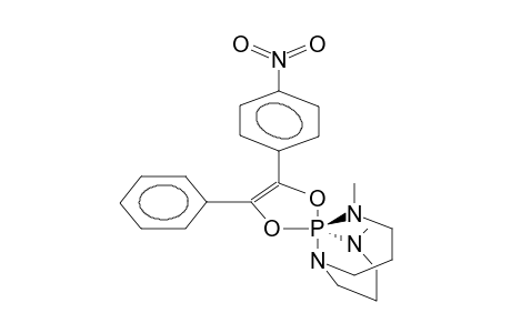 [1-PHENYL-2-(4-NITROPHENYL)ETHYNEDIOXY](N'-METHYL-N,N'-TRIMETHYLENEDIAMINO)(N-METHYL-N,N-TRIMETHYLENEDIAMINO)PHOSPHORANE