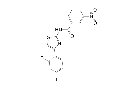 N-[4-(2,4-difluorophenyl)-1,3-thiazol-2-yl]-3-nitrobenzamide