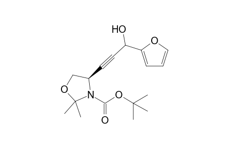 tert-Butyl (4R)-4-[3-(2-furyl)-3-hydroxy-1-propynyl]-2,2-dimethyl-1,3-oxazolane-3-carboxylate