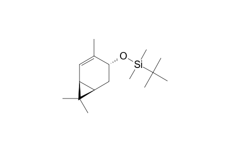 (tert-Butyl)(dimethyl)[(4,7,7-trimethyl[4.1.0]hept-4-en-3-yl)-alpha-oxy]silane