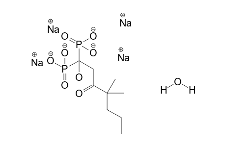 Sodium-1-hydroxy-3-oxo-4,4-dimethylheptane-1,1-diphosphonate, monohydrate