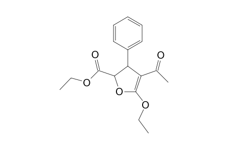 Ethyl 4-Acetyl-5-ethoxy-2,3-dihydro-3-phenylfuran-2-carboxylate