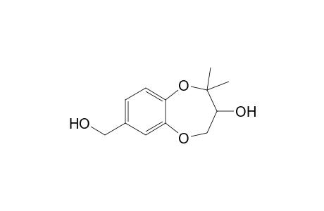 3-Hydroxy-7-hydroxymethyl-2,2-dimethyl-3,4-dihydro-2H-benzo[b][1,4]dioxepin