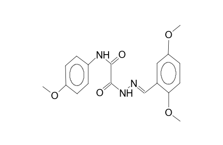 oxalic acid, 4-methoxyphenylamide, 2,5-dimethoxybenzylidenehydrazide