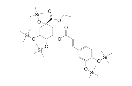 Pentatrimethylsilyl-5-O-caffeoyl-D-quinic acid ethyl ester