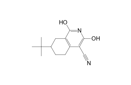 4-Cyano-1,3-dihydroxy-7-tert-butyl-5,6,7,8-tetrahydroisoquinoline