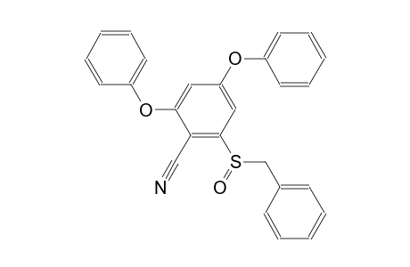 2-Benzylsulfinyl-4,6-diphenoxybenzonitrile