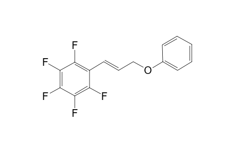 (E)-1,2,3,4,5-pentafluoro-6-(3-phenoxyprop-1-enyl)benzene