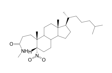 A-homo-4-seco-6-nitro-4-methyl-4-azacholestan-3-one