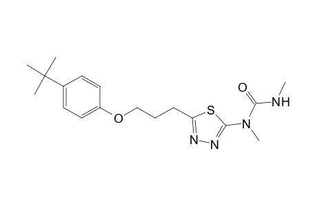 Urea, N-[5-[3-[4-(1,1-dimethylethyl)phenoxy]propyl]-1,3,4-thiadiazol-2-yl]-