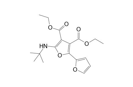 2-(tert-butylamino)-5-(2-furanyl)furan-3,4-dicarboxylic acid diethyl ester