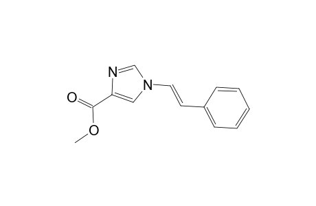 1H-Imidazole-4-carboxylic acid, 1-(2-phenylethenyl)-, methyl ester, (E)-
