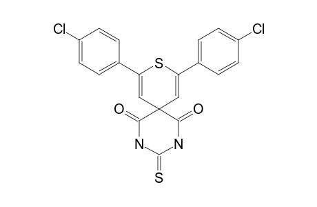 8,10-DI-(4-CHLOROPHENYL)-3-THIOXO-9-THIA-2,4-DIAZASPIRO-[5,5]-UNDECA-7,10-DIENE-1,5-DIONE