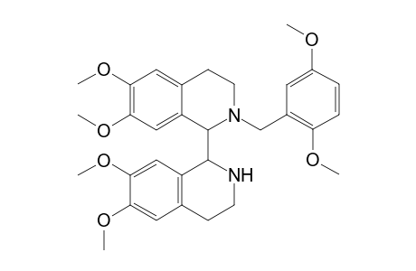2-(2,5-Dimethoxybenzyl)-6,6',7,7'-tetramethoxy-1,1'-bis(1,2,3,4-tetrahydroisoquinoline)