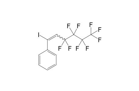 3,3,4,4,5,5,6,6,6-nonafluoro-1-iodo-1-phenyl-1-hexene