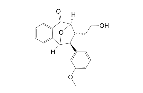 (5R,6S,7R,8S)-7-(2-hydroxyehtyl)-6-(3-methoxyphenyl)-5,6,7,8-tetrahydro-9H-5,8-epoxybenzo[7]annulen-9-one