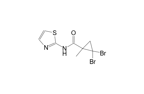 2,2-Dibromo-1-methyl-N-(1,3-thiazol-2-yl)cyclopropanecarboxamide