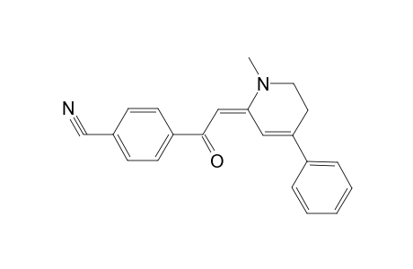 4-[2-(1-Methyl-4-phenyl-5,6-dihydro-1H-pyridin-2-ylidene)-acetyl]-benzonitrile