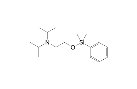 N-[2-[dimethyl(phenyl)silyl]oxyethyl]-N-isopropyl-propan-2-amine