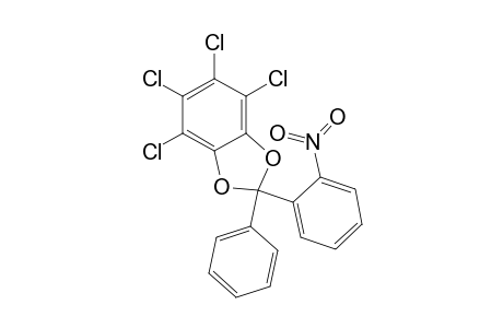 1,3-Benzodioxole, 4,5,6,7-tetrachloro-2-(2-nitrophenyl)-2-phenyl-