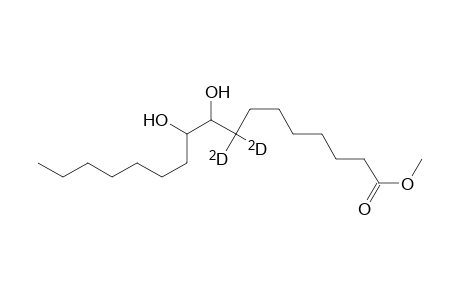 Methyl 9,10-dihydroxy-8,8-dideuterioheptadecanoate