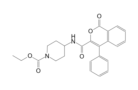 ethyl 4-{[(1-oxo-4-phenyl-1H-isochromen-3-yl)carbonyl]amino}-1-piperidinecarboxylate