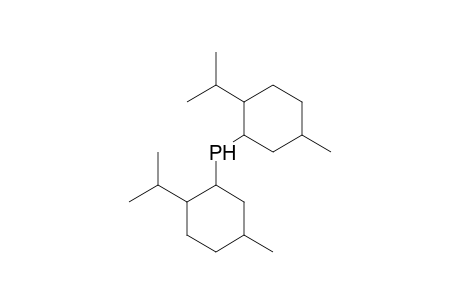 PHOSPHINE, BIS[5-METHYL-2-(1-METHYLETHYL)CYCLOHEXYL]-, [1alpha(1R*,2S*,5R*),2beta,5alpha]-