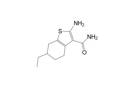 2-amino-6-ethyl-4,5,6,7-tetrahydro-1-benzothiophene-3-carboxamide