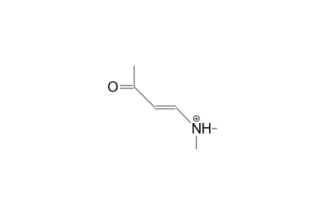 trans-1-Dimethylammonio-1-buten-3-one cation