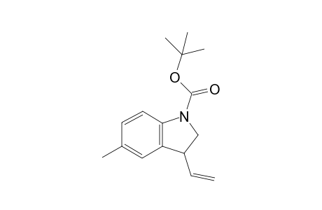 N-(tert-Butoxycarbonyl)-3-ethenyl-2,3-dihydro-5-methylindole