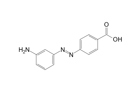 4-[(3-Aminophenyl)diazenyl]benzoic Acid