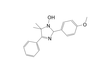 1H-imidazole, 2,5-dihydro-1-hydroxy-2-(4-methoxyphenyl)-5,5-dimethyl-4-phenyl-