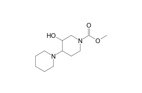 Methyl 3-hydroxy-4-(1'-piperidinyl)piperidine-1-carboxylate