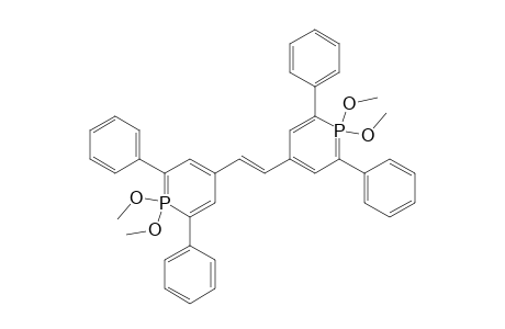 Phosphorin, 4,4'-(1,2-ethenediyl)bis[1,1-dihydro-1,1-dimethoxy-2,6-diphenyl-, (E)-