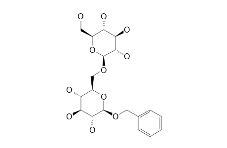 BENZYL-BETA-D-GLUCOPYRANOSYL-(1->6)-BETA-D-GLUCOPYRANOSIDE
