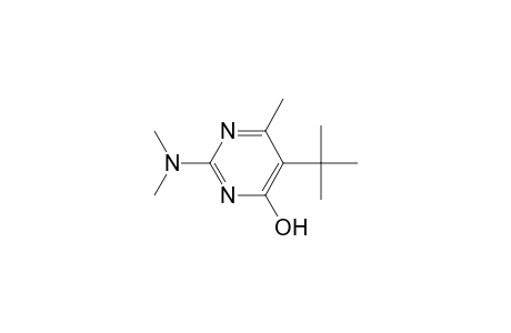 2-Dimethylamino-4-methyl-5-tert-butyl-6-hydroxy-pyrimidine