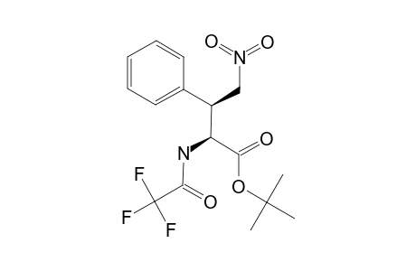 SYN-2-(TRIFLUORACETYL)-AMINO-4-NITRO-3-PHENYLBUTYRIC-ACID-TERT.-BUTYLESTER