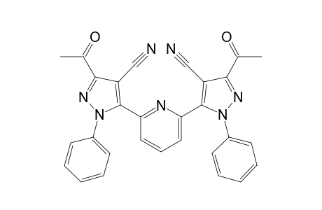 2,6-Bis[3-acetyl-4-cyano-1-phenyl-1H-pyazol-5-yl]pyridine
